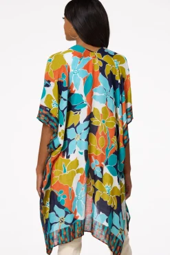 Abstract Floral Kimono