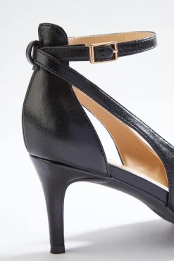 Ankle Strap Cutout Pumps