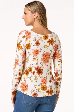 Autumn Floral Top
