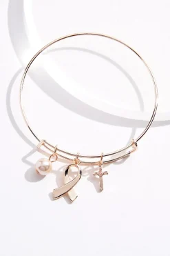 Awareness Charm Adjustable Bracelet
