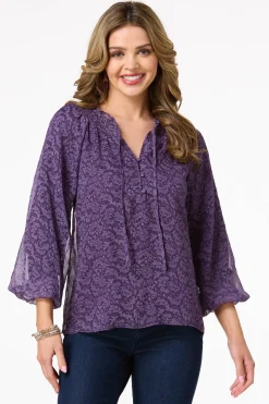 Balloon Sleeve Poet Top