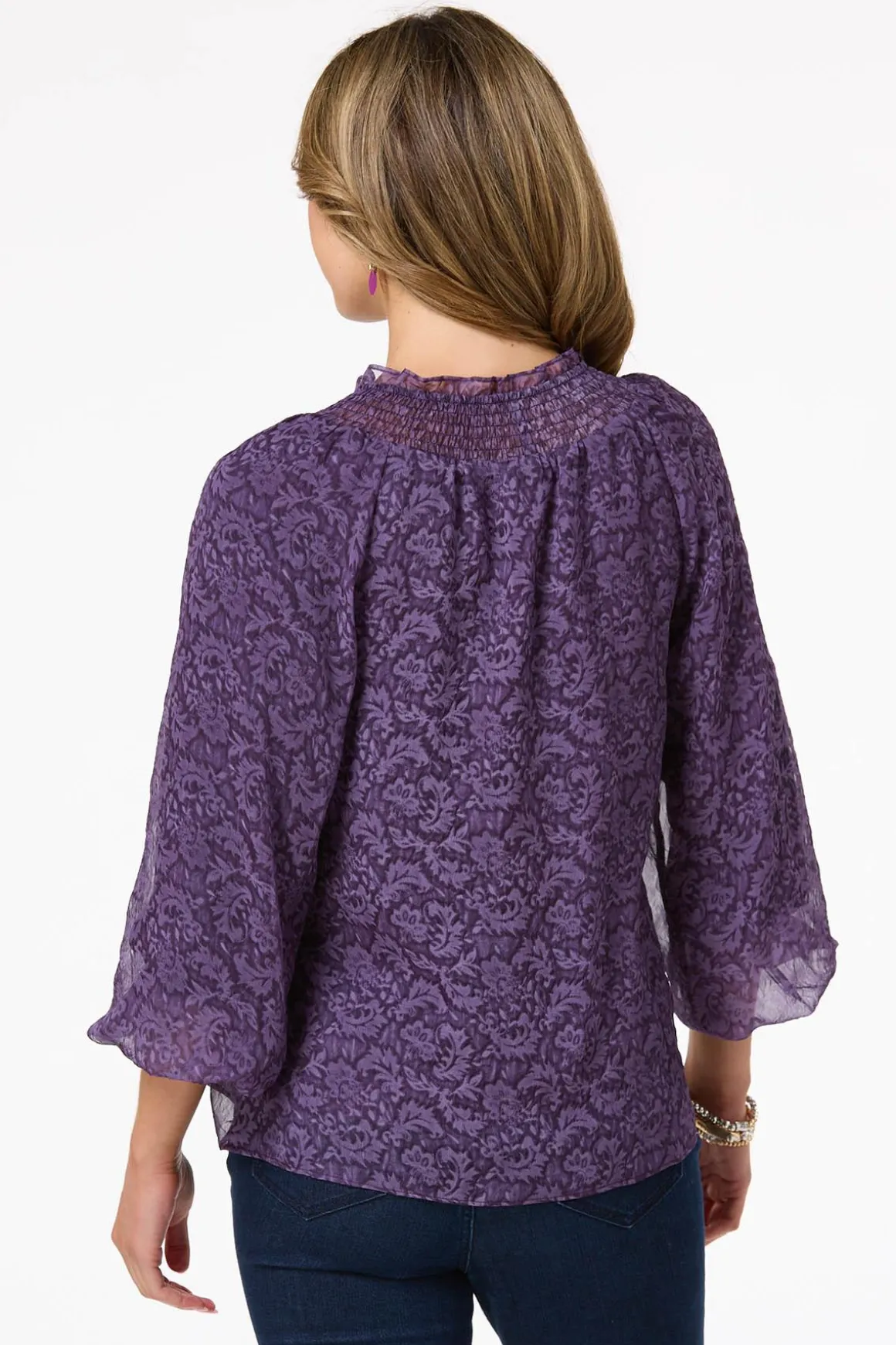 Balloon Sleeve Poet Top
