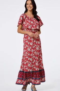 Bandana Floral Maxi Dress