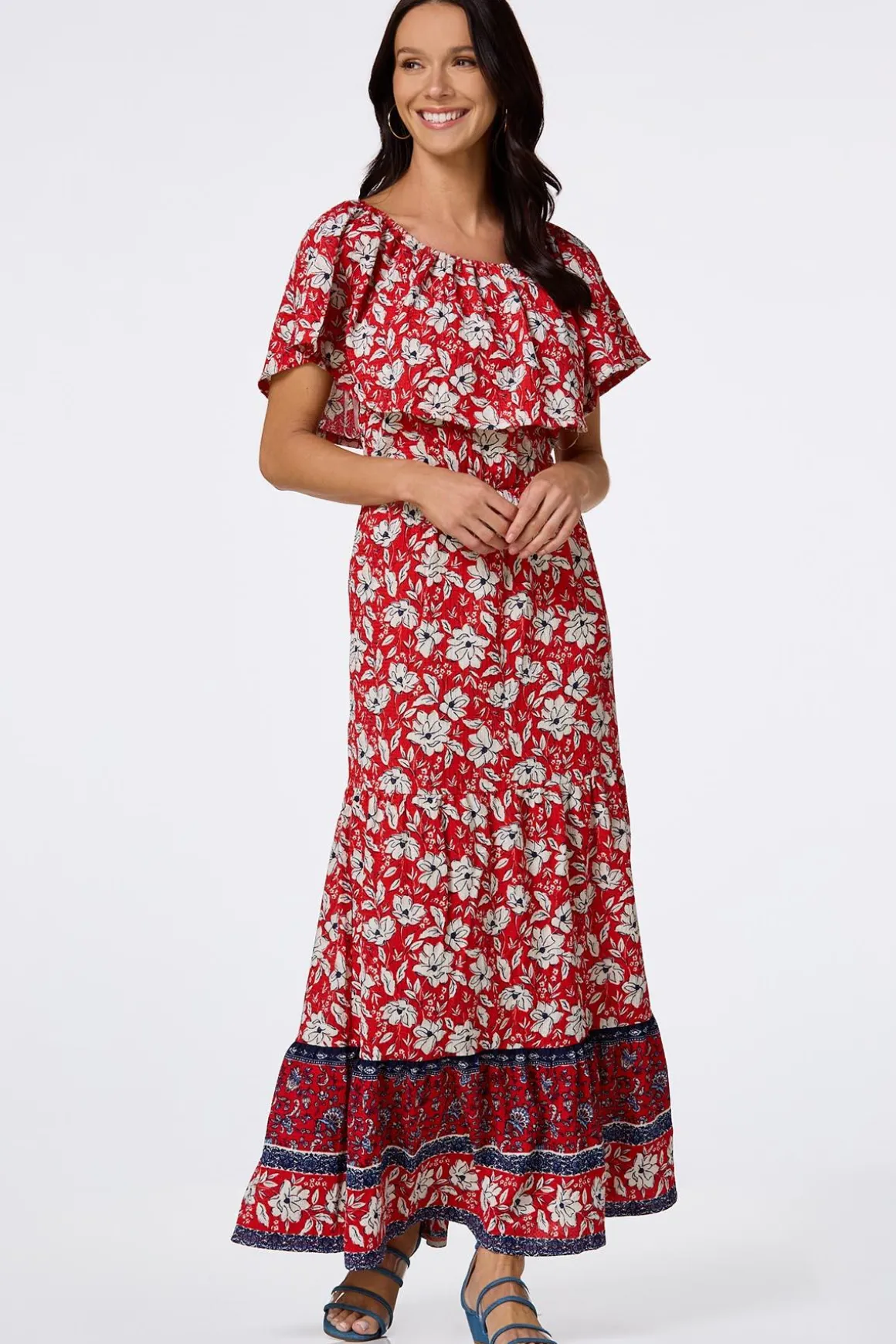 Bandana Floral Maxi Dress