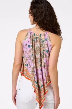 Bandana Pointed Hem Tank