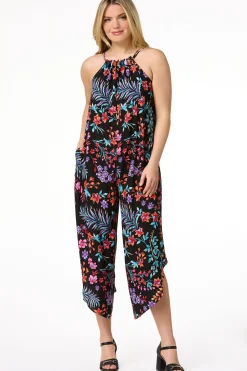 Beaded Floral Genie Jumpsuit