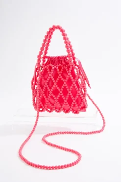 Beaded Pouch Mini Crossbody