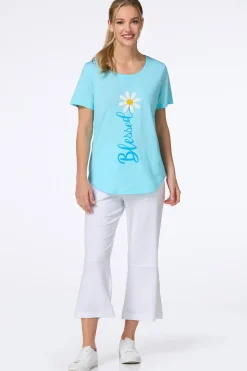 Blessed Chenille Daisy Tee