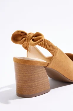 Bow Slingback Pumps