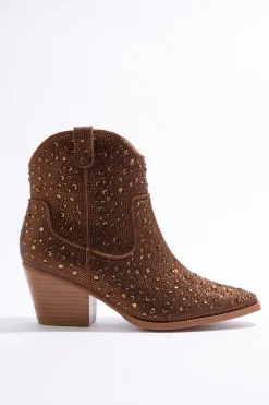 Bronze Bling Western Boots