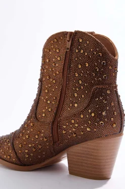 Bronze Bling Western Boots