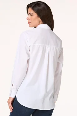 Button Down Poplin Tunic