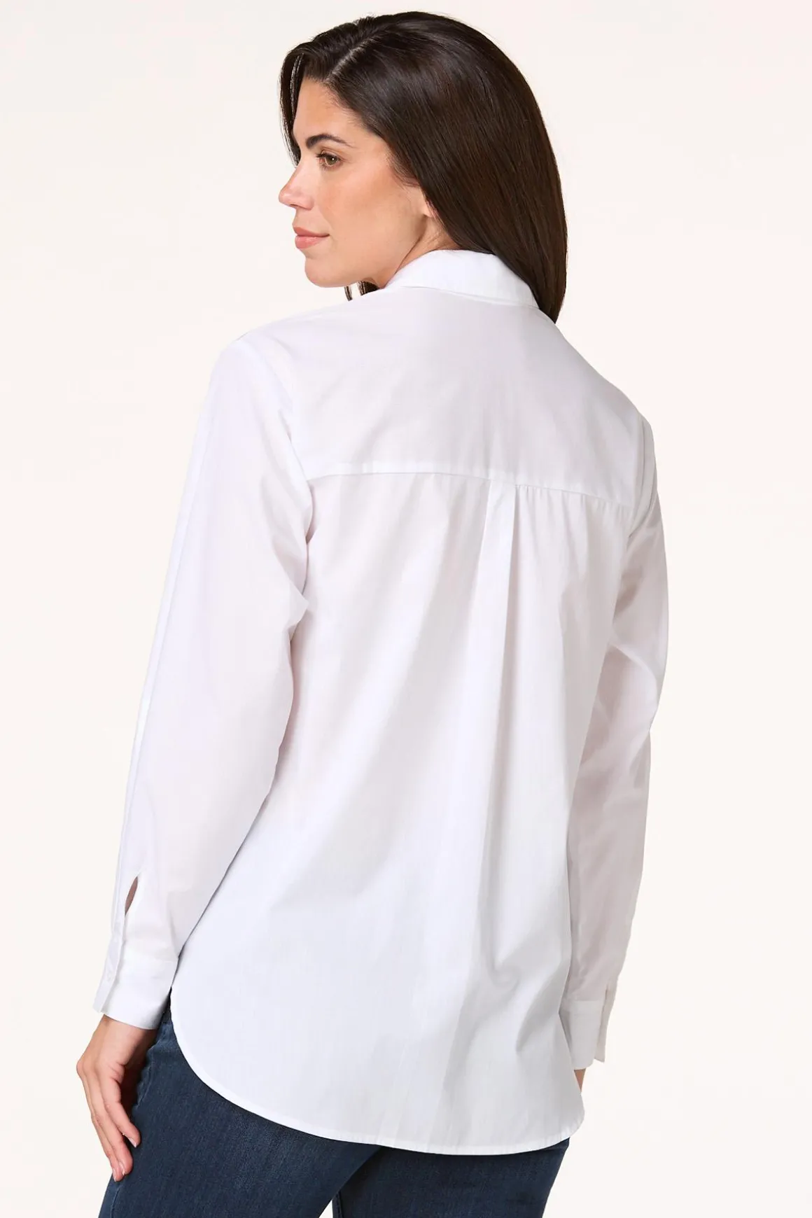 Button Down Poplin Tunic