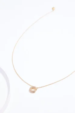 C Initial Bubble Necklace