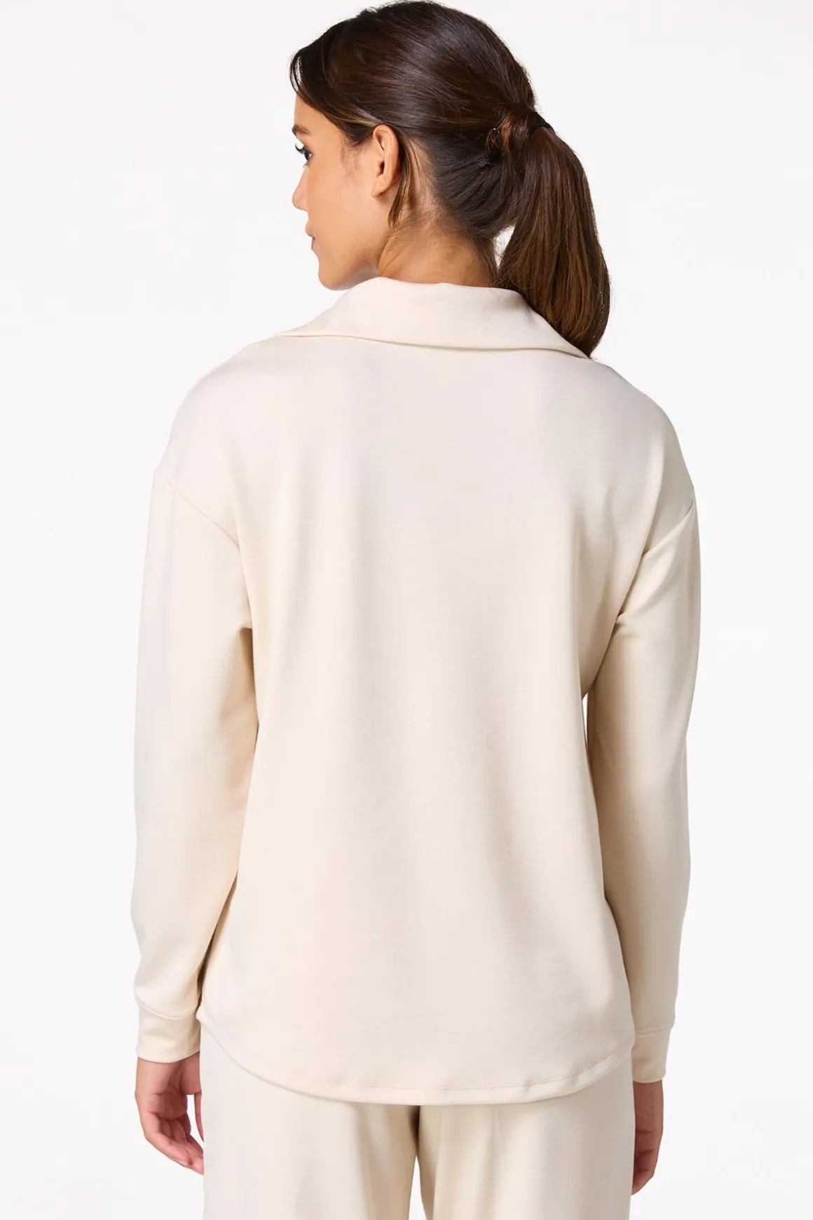 Casual Scuba Zip Pullover