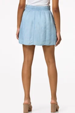 Chambray Utility Skort