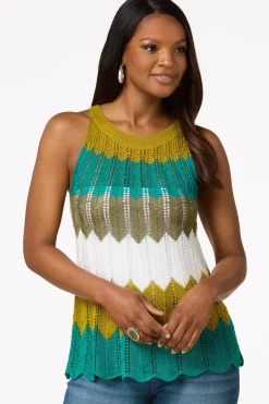 Chevron Halter Sweater