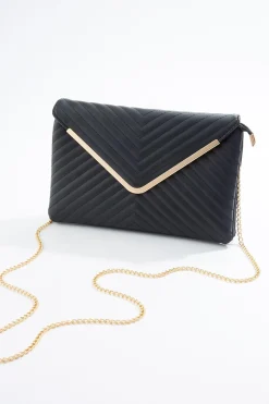 Chevron Puff Convertible Crossbody