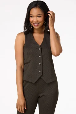 Chevron Structured Vest