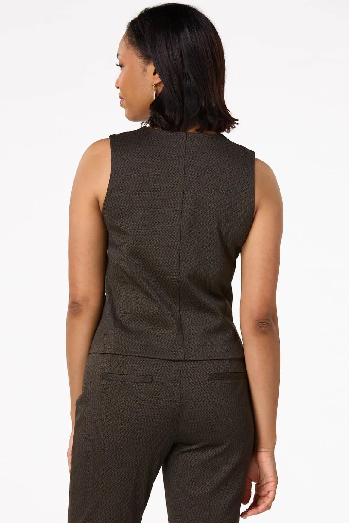 Chevron Structured Vest