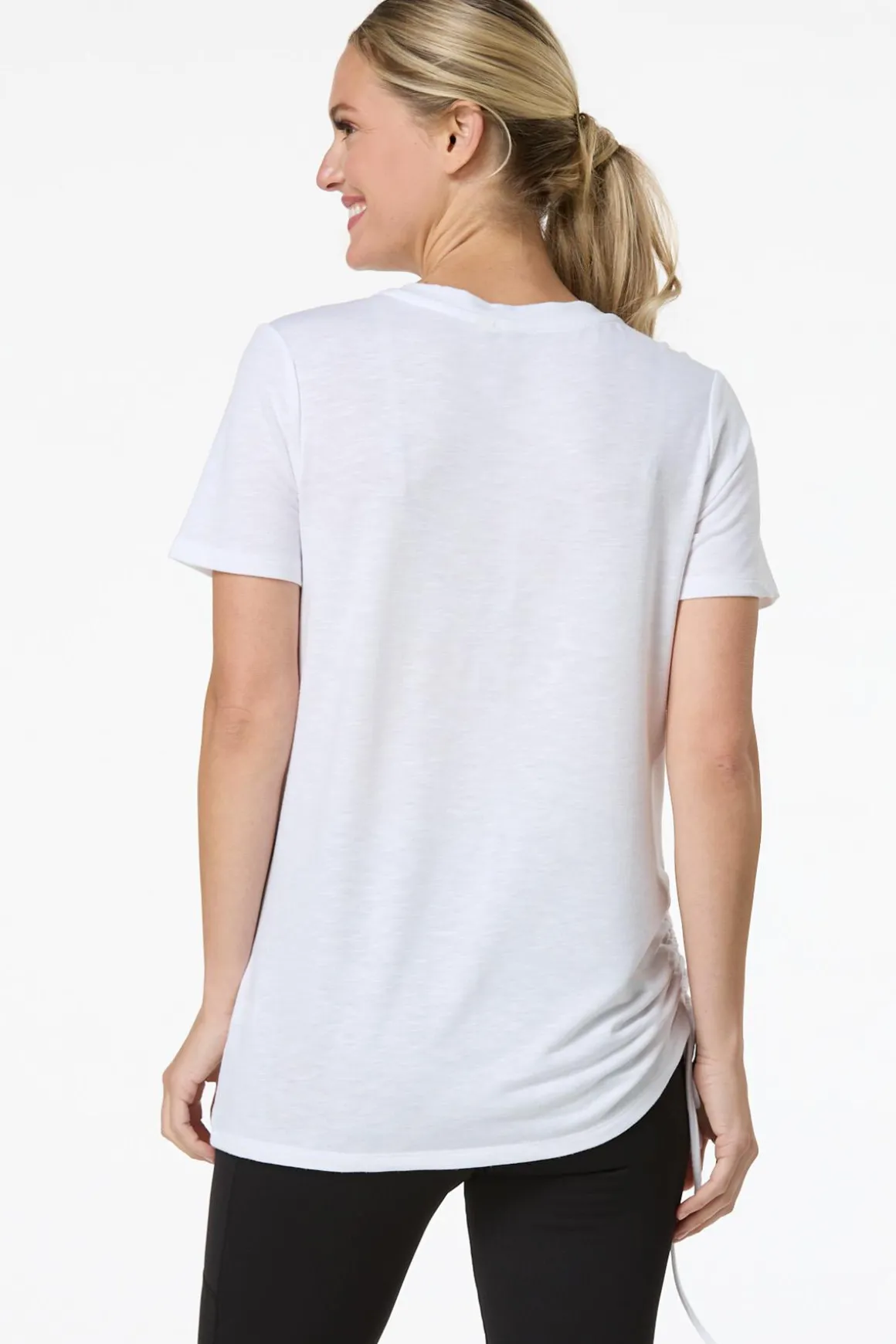Cinched Palm Tree Tee