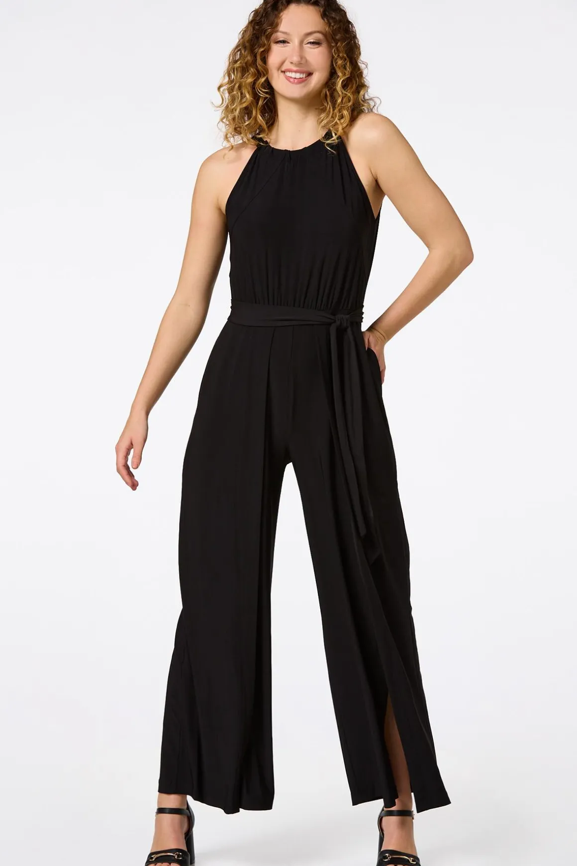 Cleo Tie Waist Jumpsuit