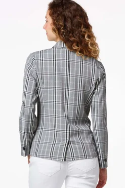 Contrast Check Blazer