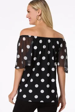Convertible Polk Dot Top