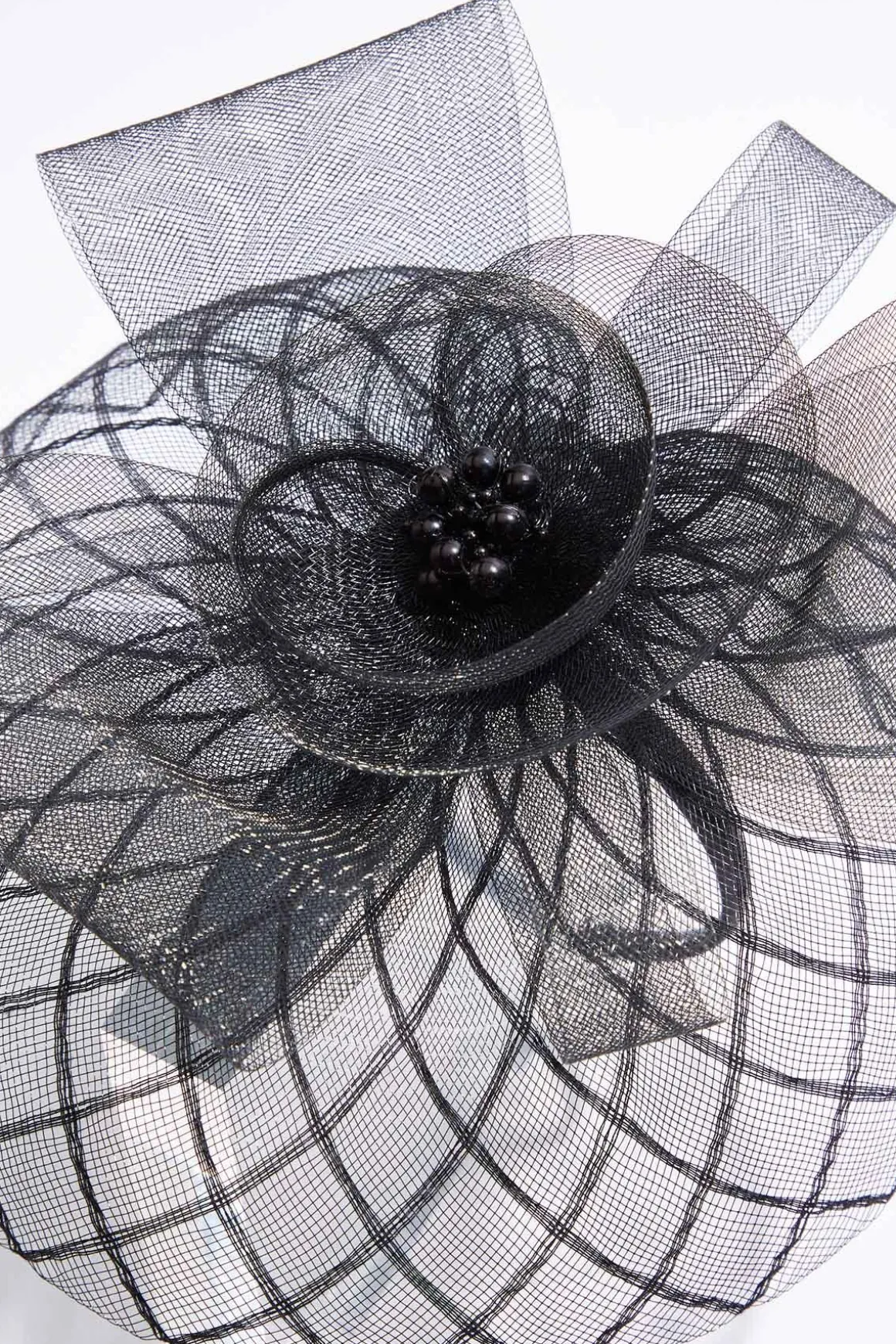 Criss Cross Pearl Bow Fascinator