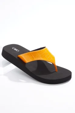 Croc Strap Flip Flops