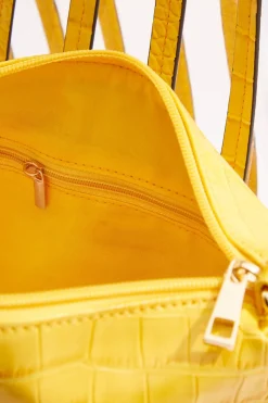 Croc Trim Lucite Tote Set