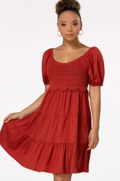Crochet Bodice Dress