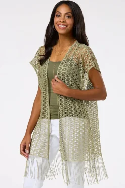 Crochet Fringe Cover- Up