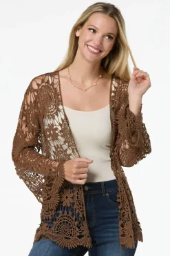 Crochet Medallion Cardigan
