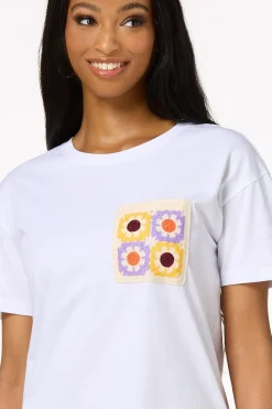 Crochet Pocket Tee