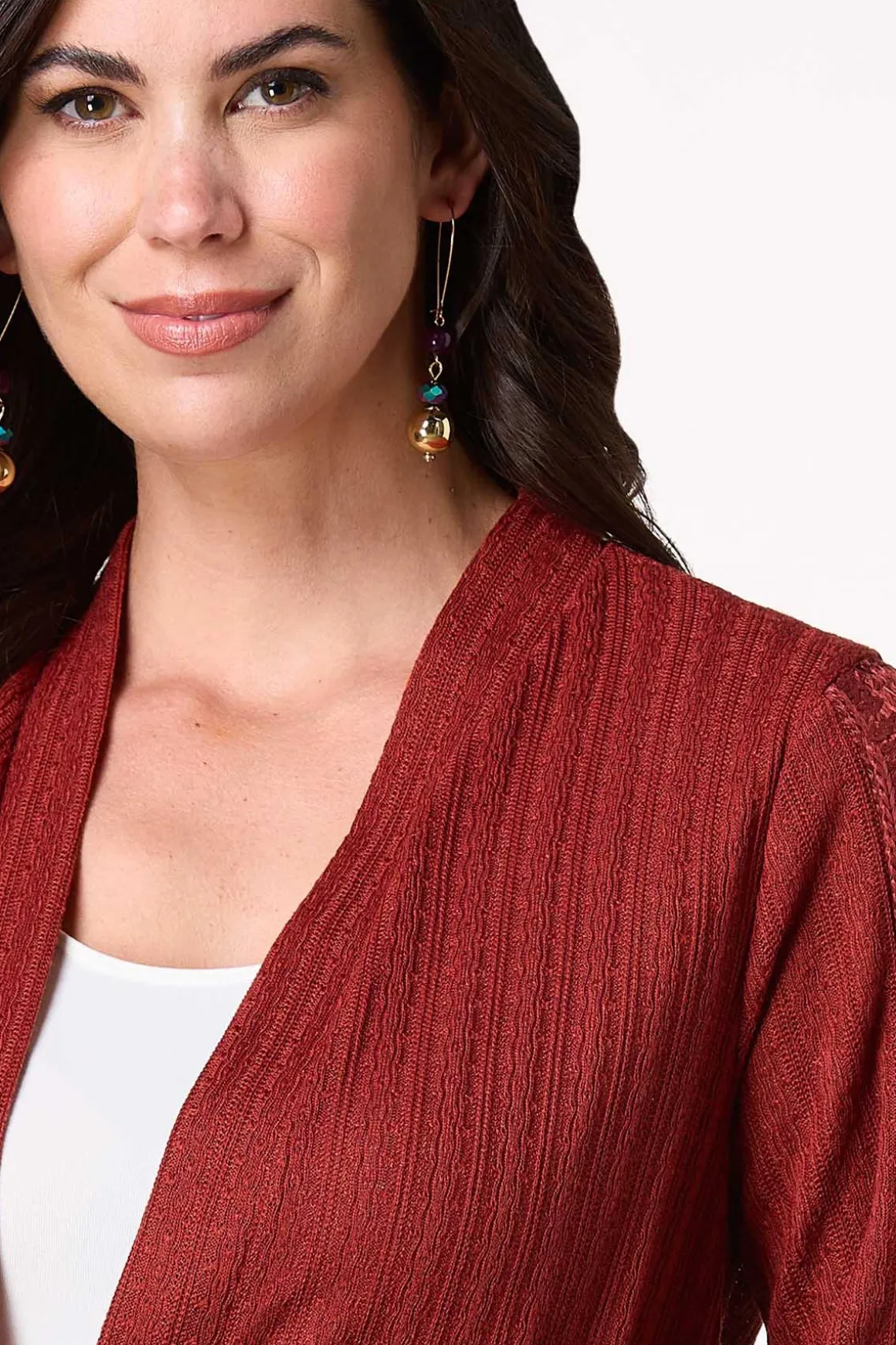 Crochet Sleeve Cardigan