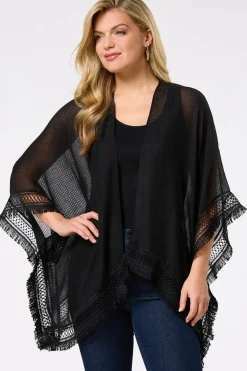 Crochet Trim Kimono