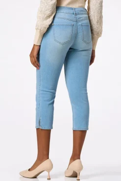 Cropped Light Wash Jeans