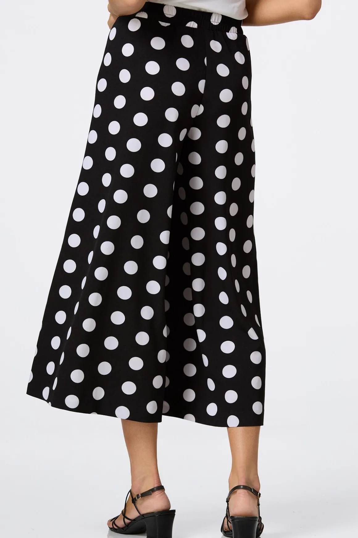 Cropped Polka Dot Pants