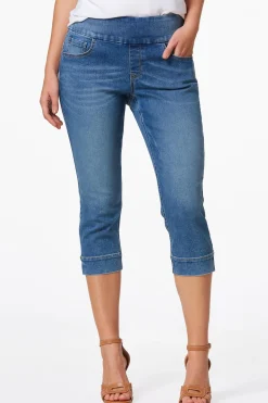 Cropped Pull- On Jeans