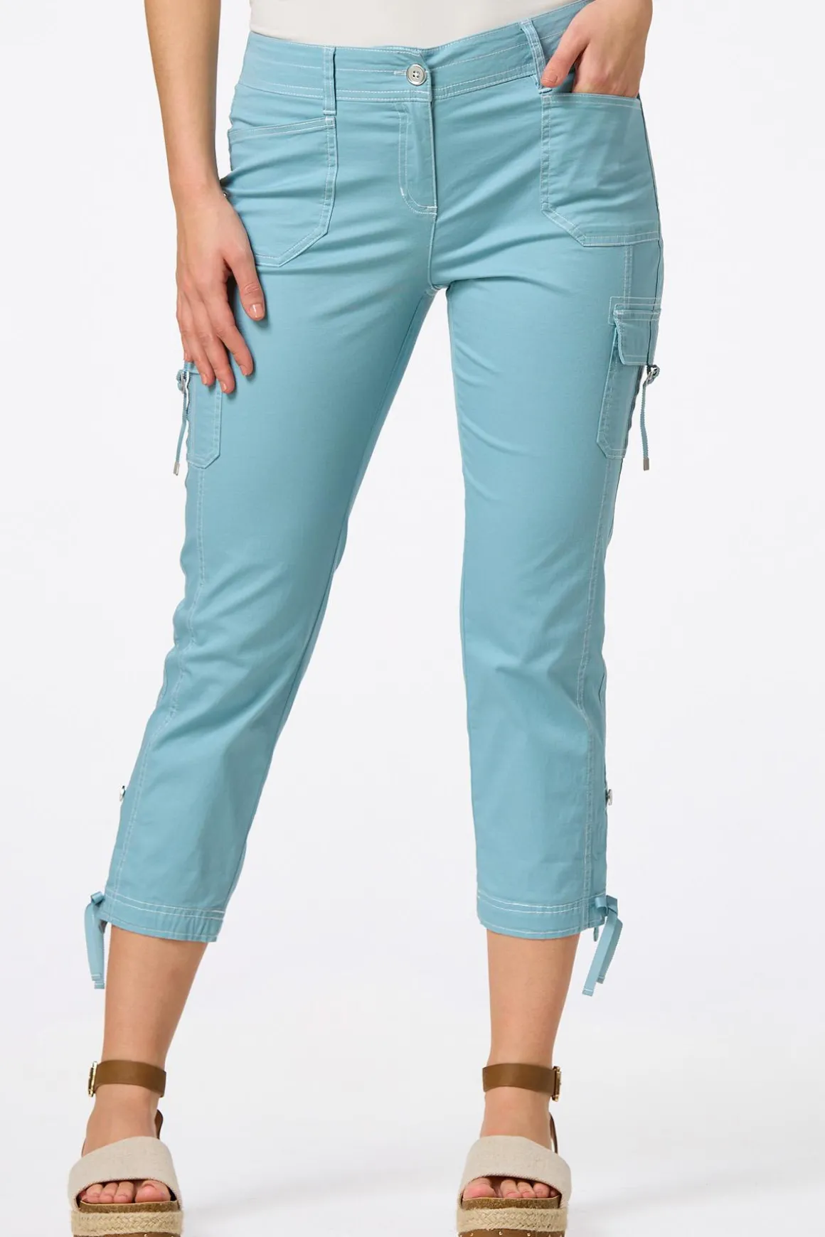 Cropped Utility Pants