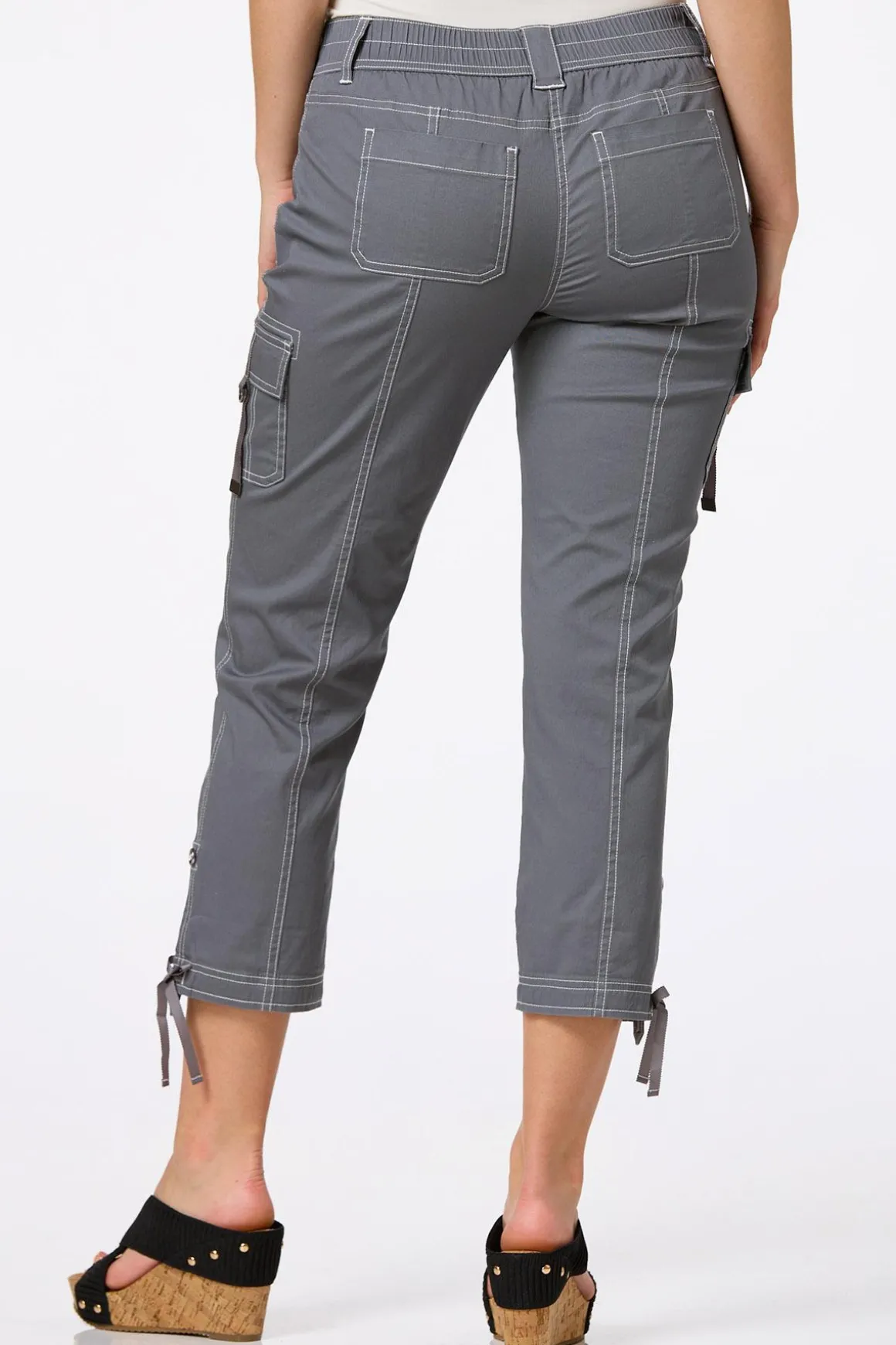Cropped Utility Pants