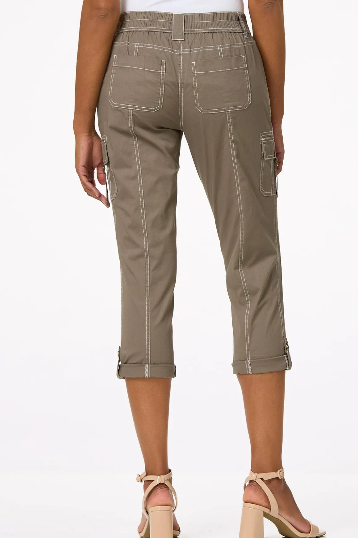 Cropped Utility Pants