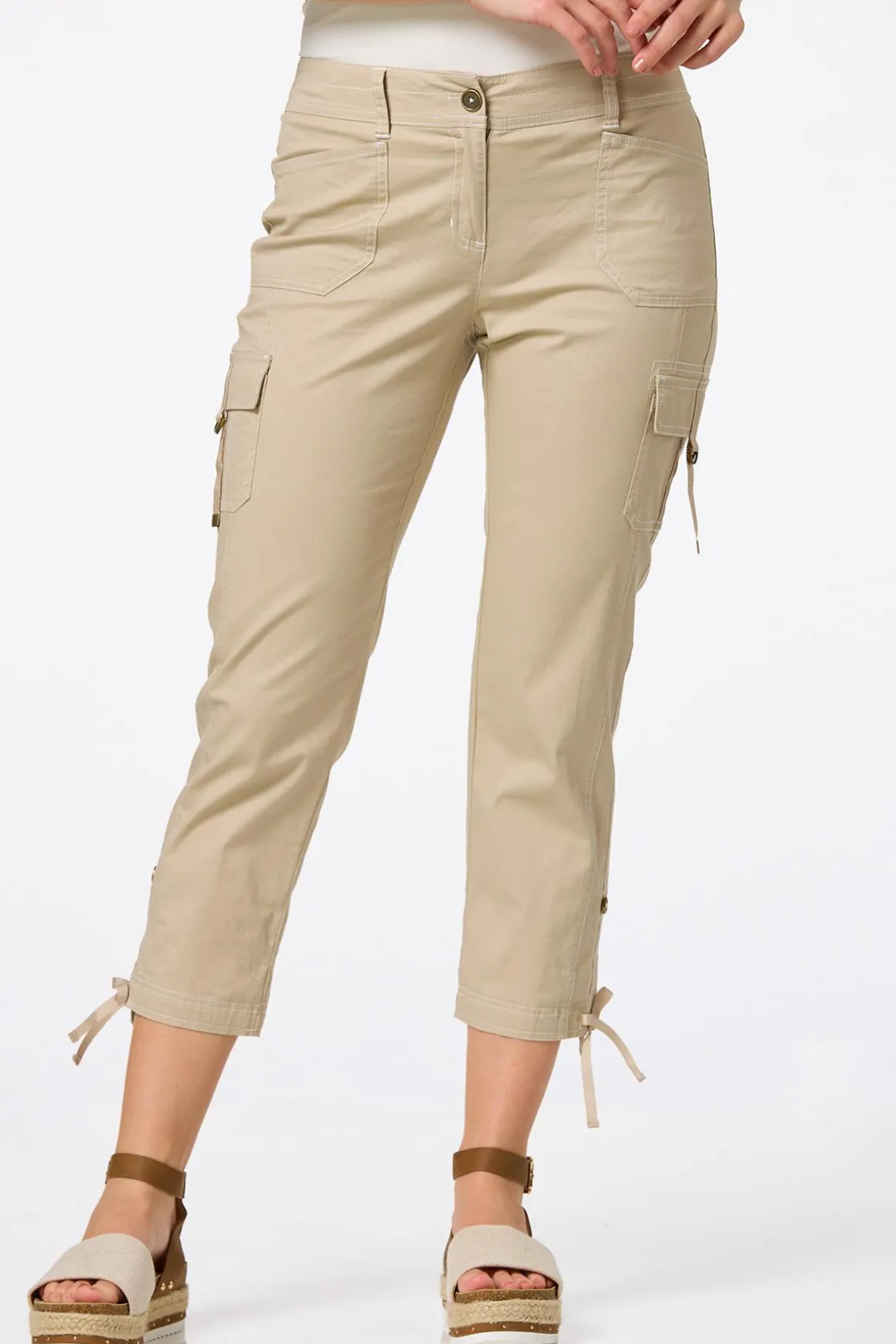 Cropped Utility Pants