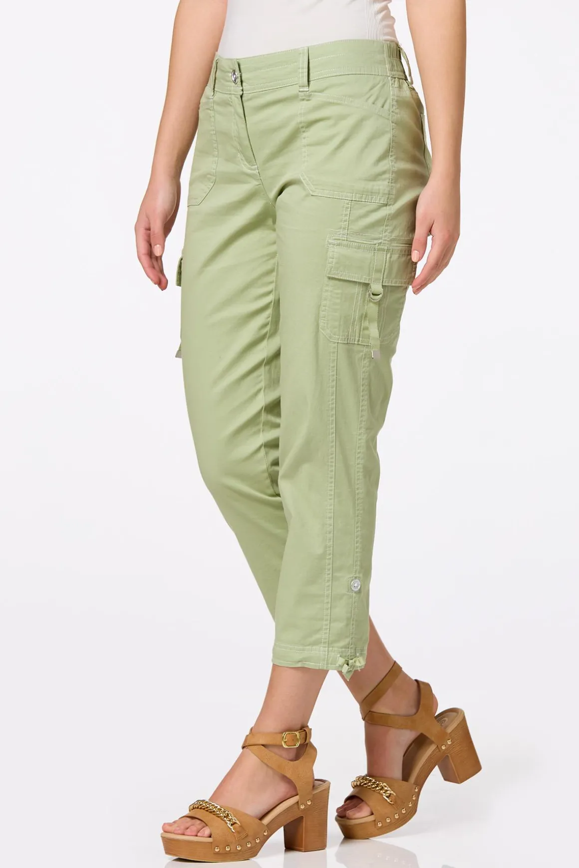 Cropped Utility Pants