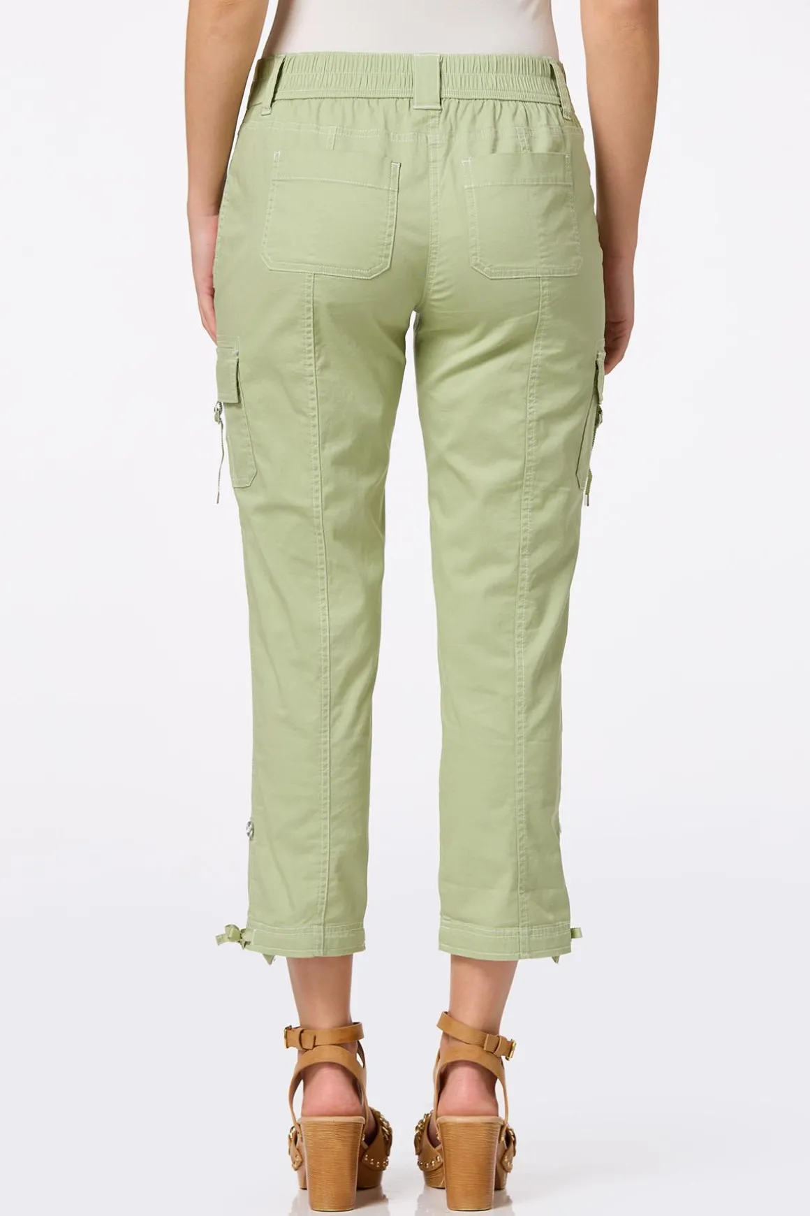 Cropped Utility Pants