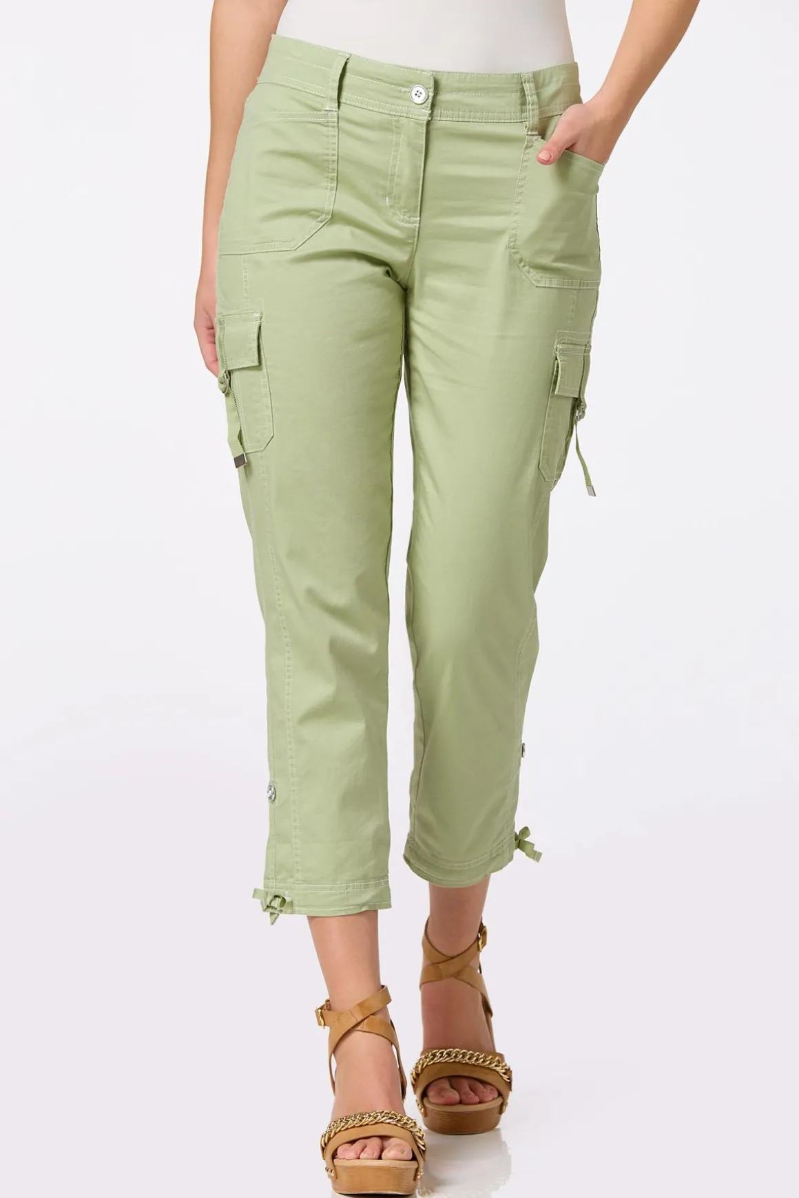 Cropped Utility Pants