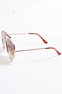 Crossover Aviator Sunglasses