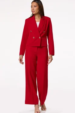 Cuffed Wide Leg Pants