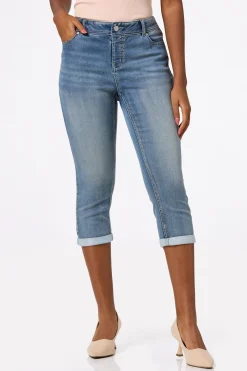 Curvy Skinny Cropped Jeans